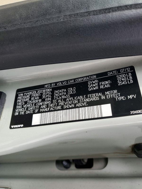 2013 Volvo Xc60 3.2