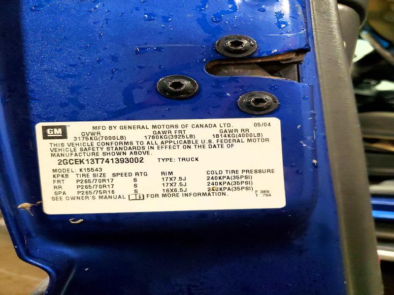 2004 Chevrolet Silverado K1500