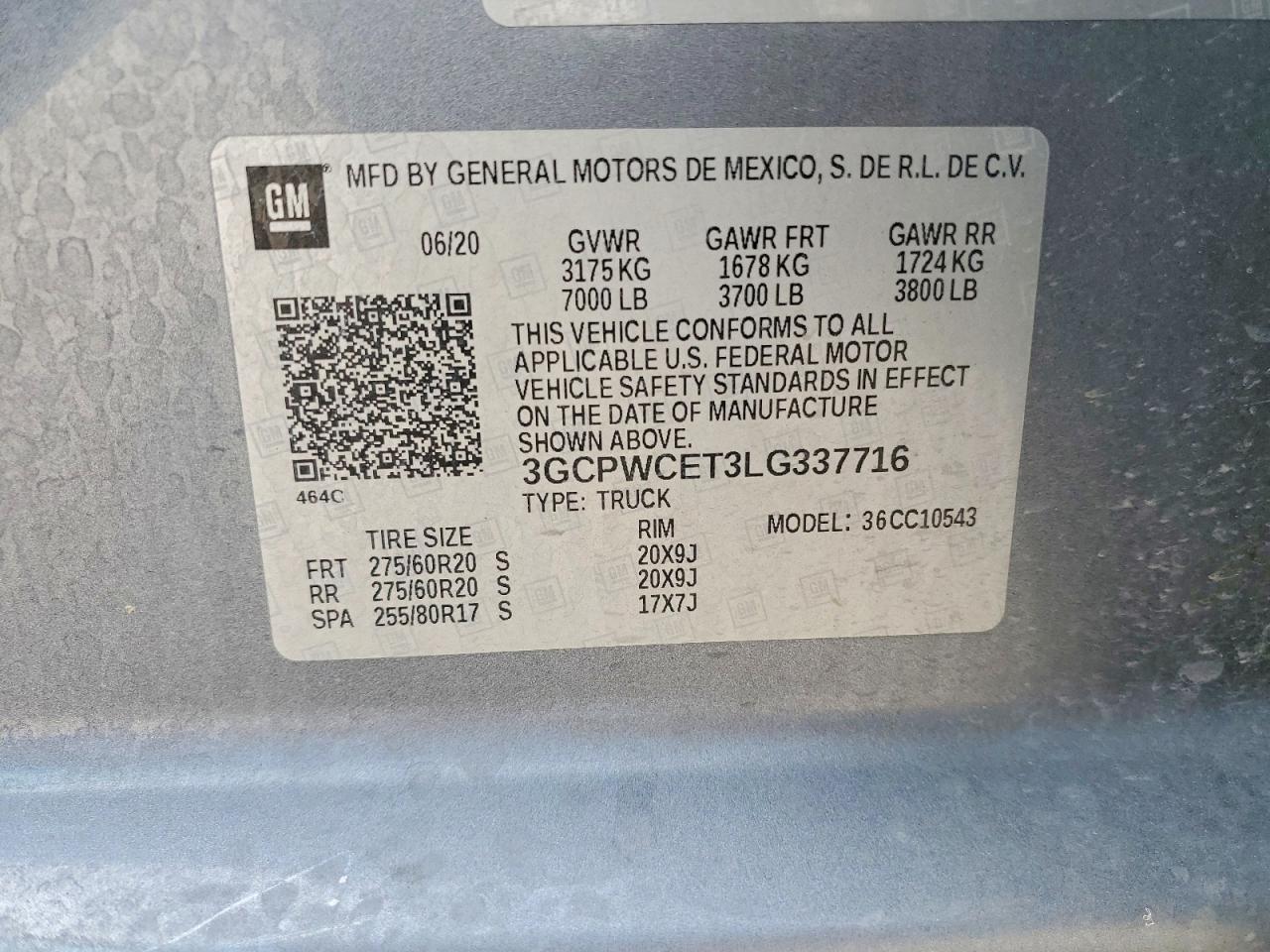 2020 Chevrolet Silverado C1500 LT