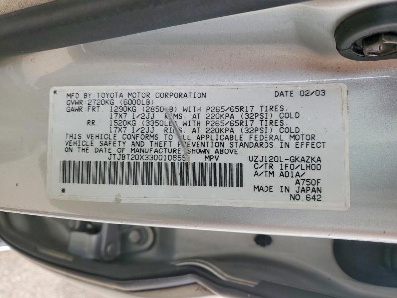 2003 Lexus Gx 470 Base