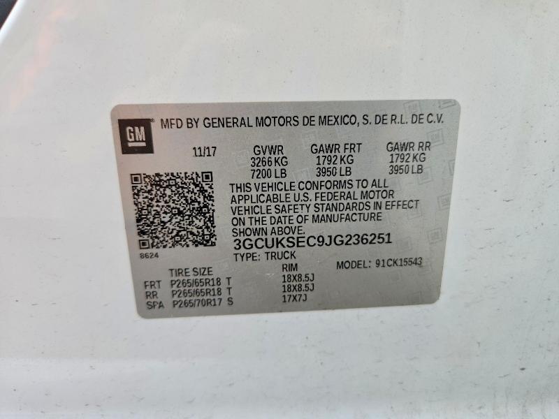 2018 Chevrolet Silverado K1500 LTZ