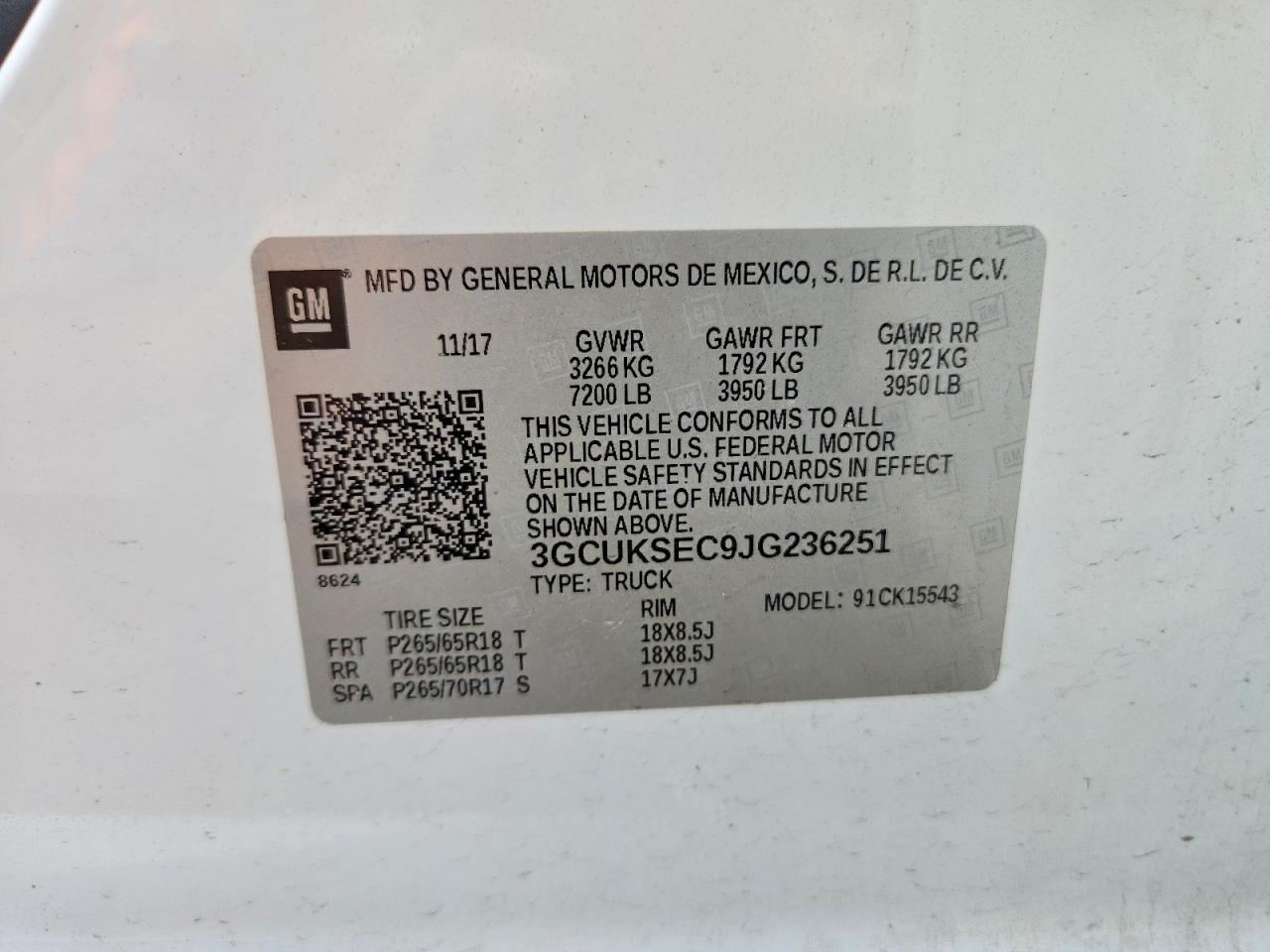 2018 Chevrolet Silverado K1500 LTZ