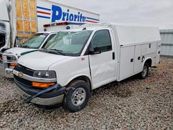 Salvage trucks for sale at Avon, MN auction: 2021 Chevrolet Express Utility / Service Truck