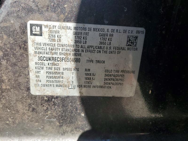 2015 Chevrolet Silverado K1500 LT