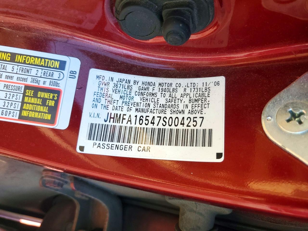 2007 Honda Civic lx