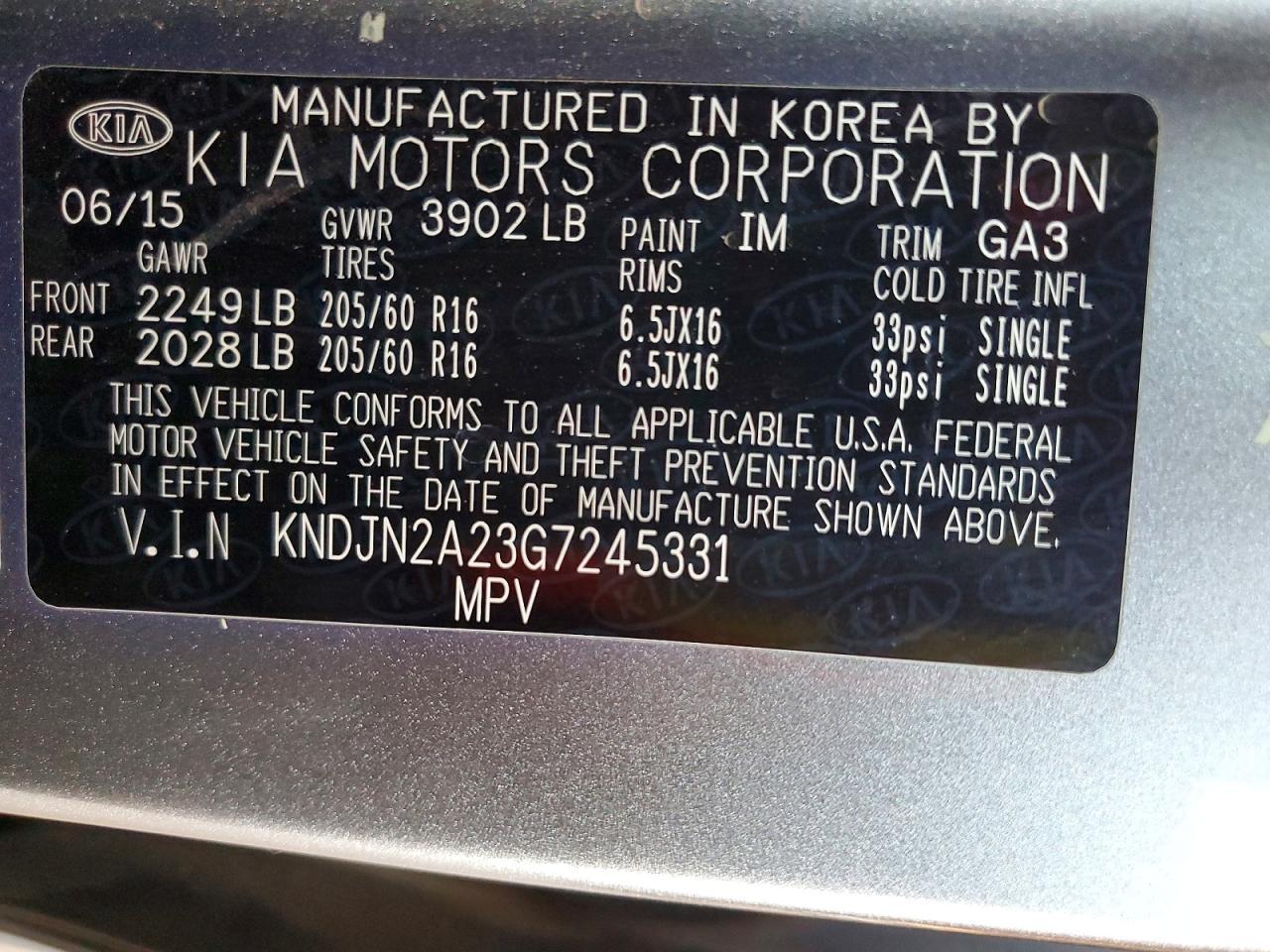 2016 KIA Soul Base