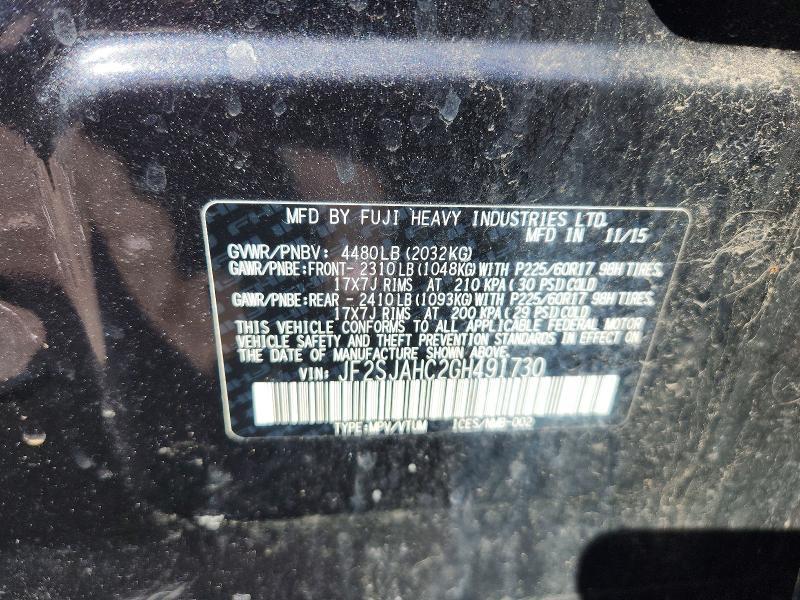 2016 Subaru Forester 2.5i Limited