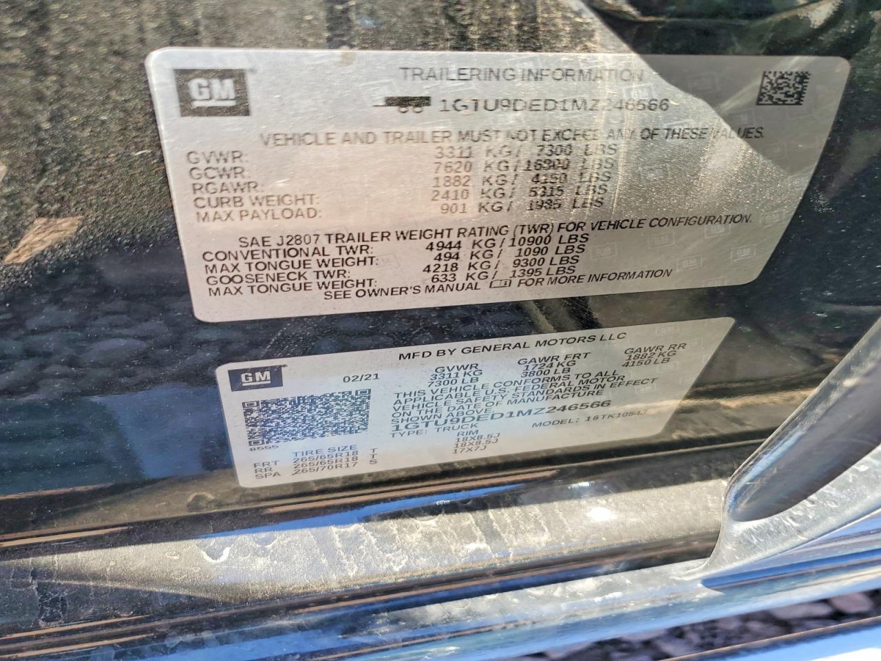 2021 GMC Sierra K1500 SLT