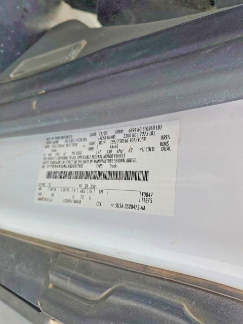 2020 Ford Transit 350 EL DRW High Roof Delivery Van