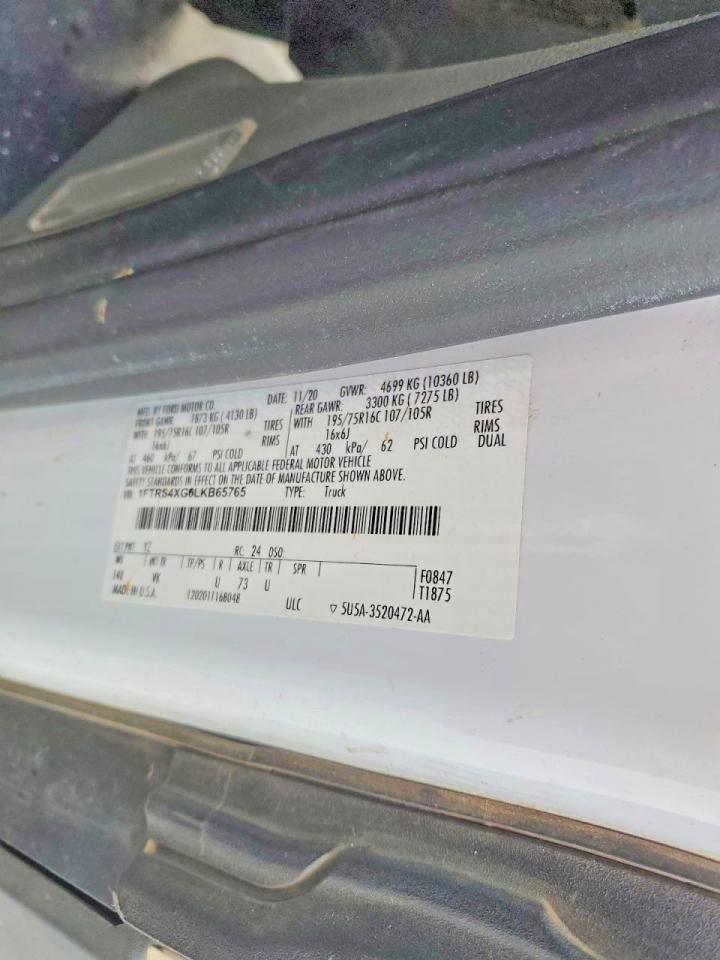 2020 Ford Transit 350 EL DRW High Roof Delivery Van