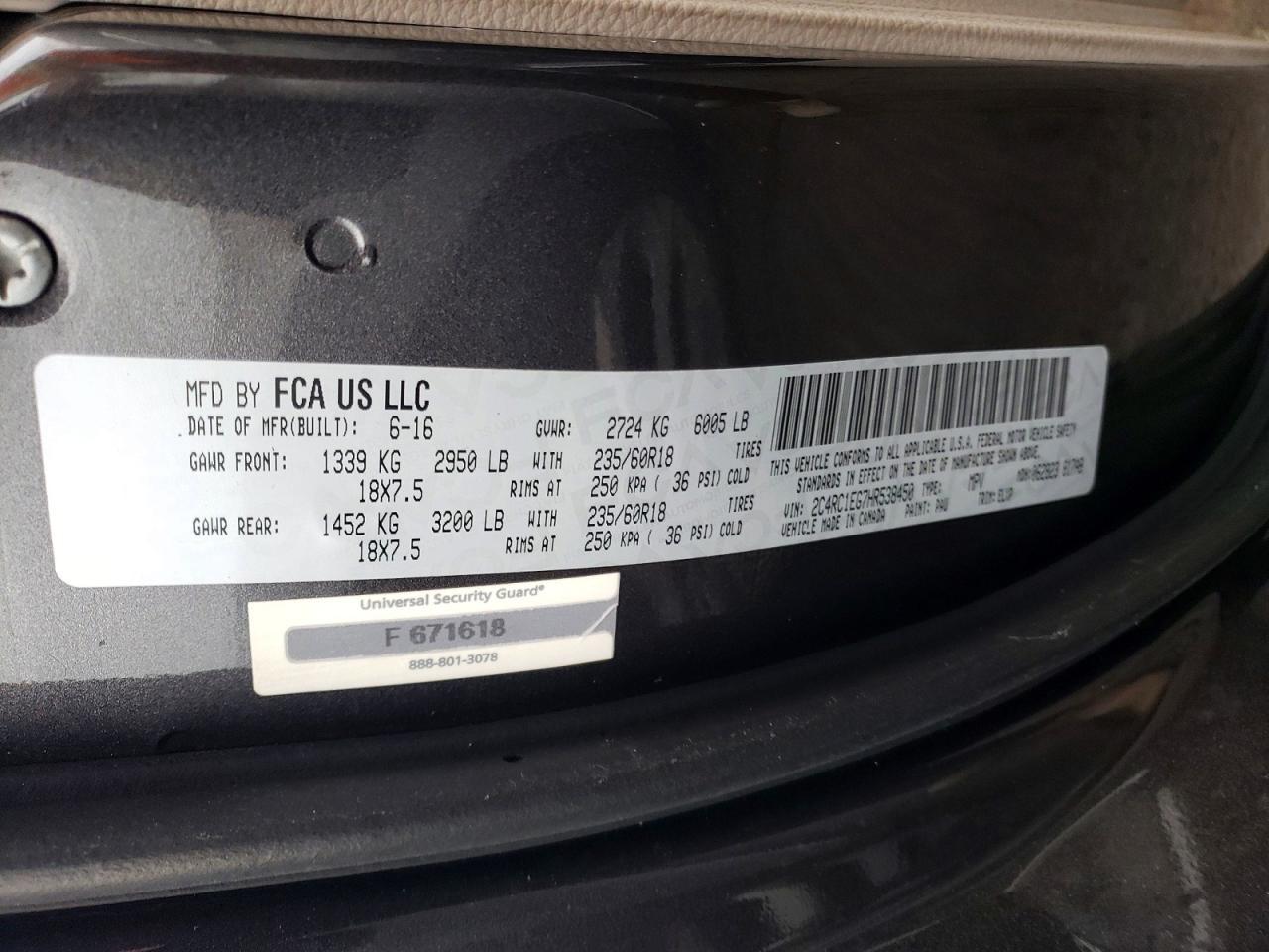 2017 Chrysler Pacifica Touring l Plus