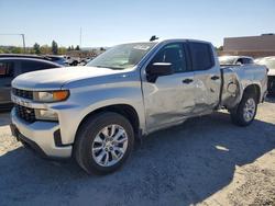 Salvage trucks for sale at Mentone, CA auction: 2021 Chevrolet Silverado C1500 Custom
