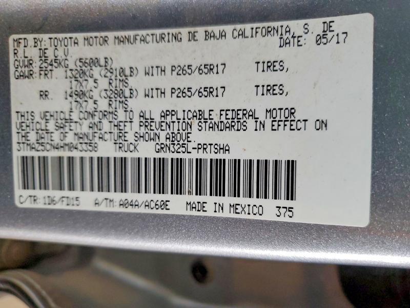 2017 Toyota Tacoma TRD Sport