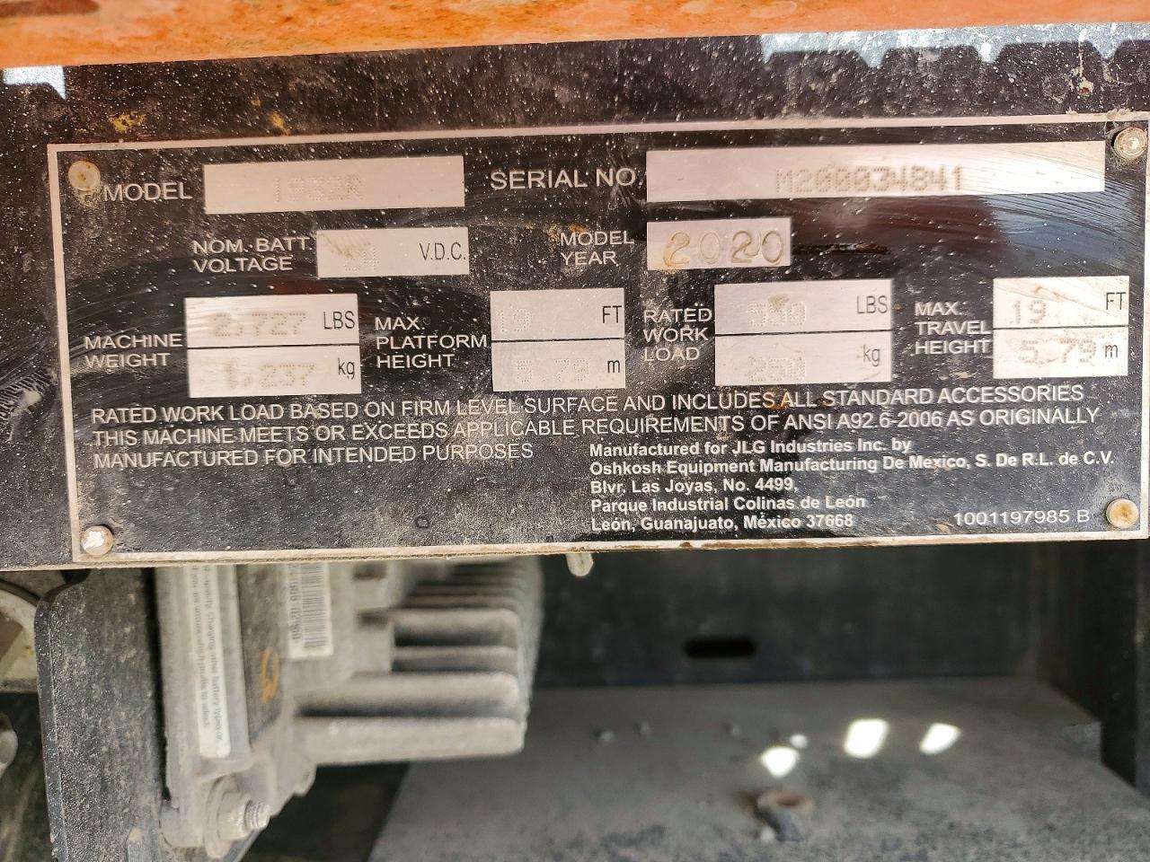 2022 JLG Scissor Lift