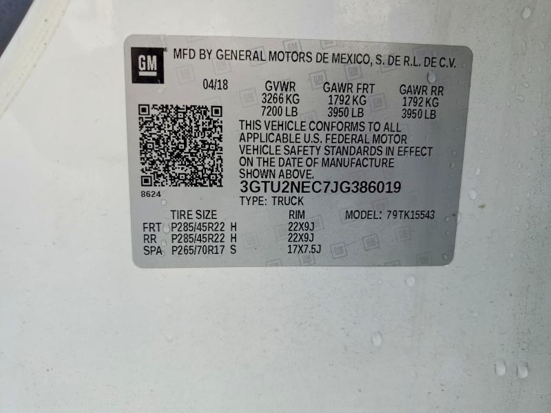 2018 GMC Sierra K1500 SLT