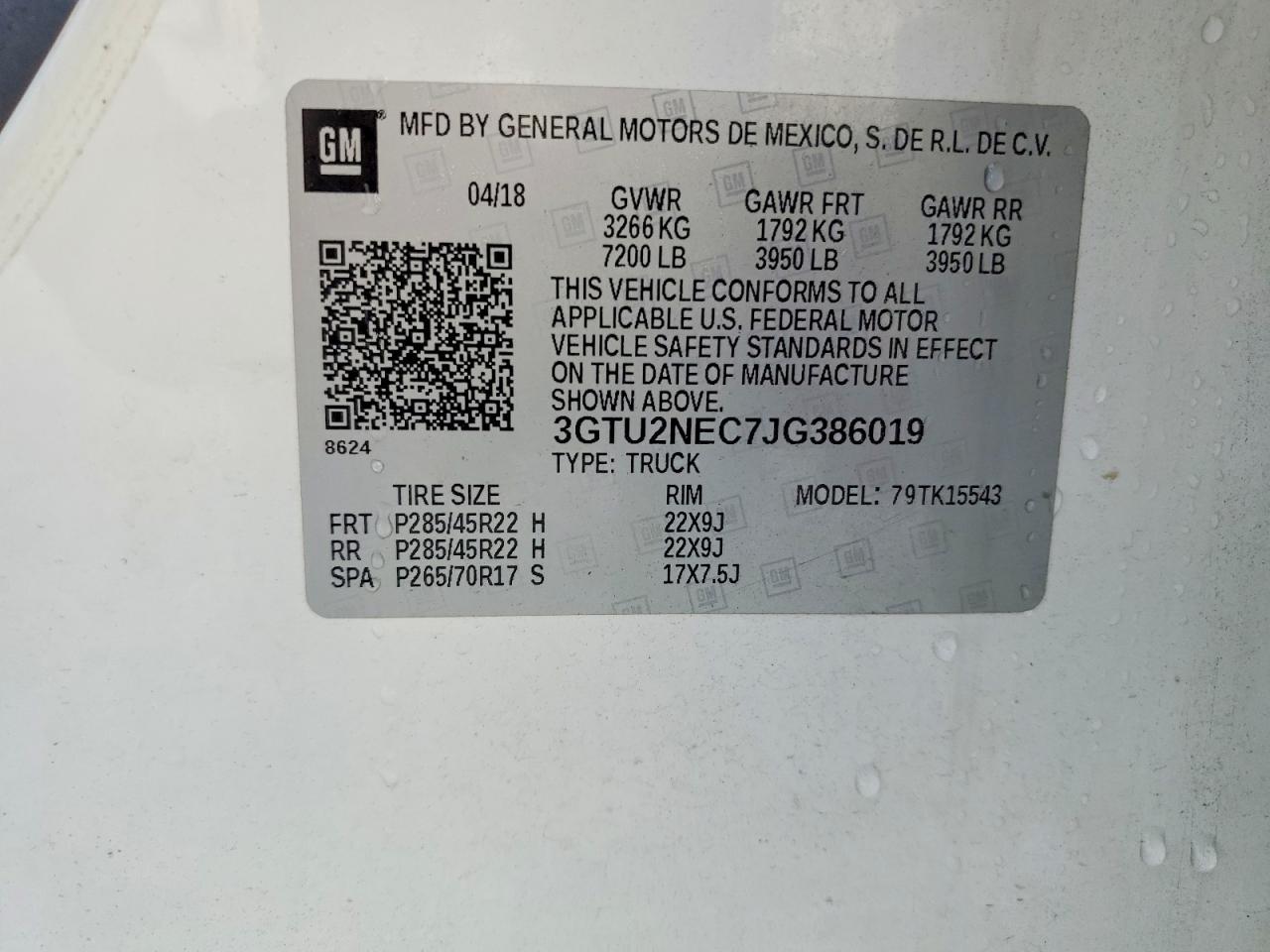 2018 GMC Sierra K1500 SLT
