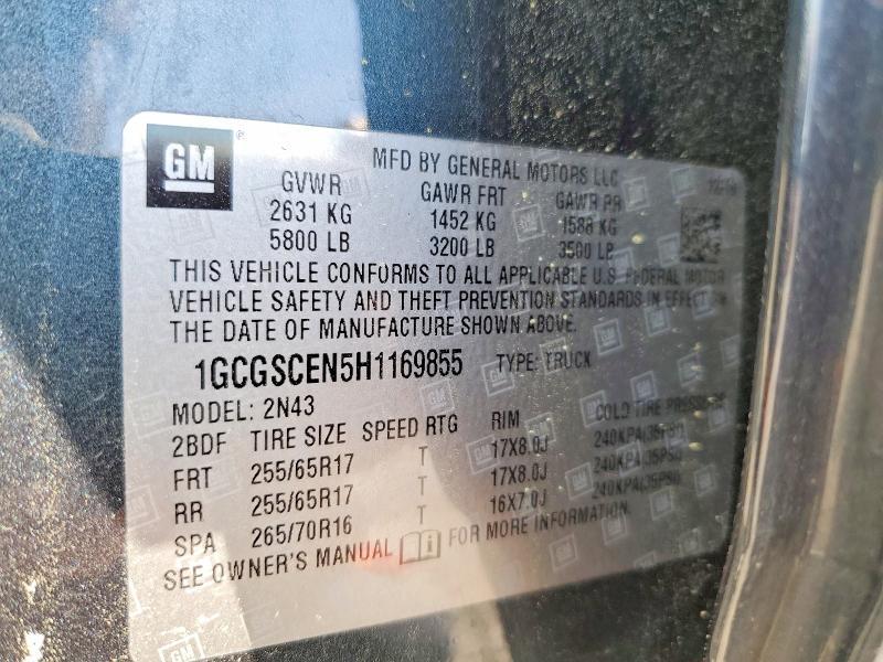 2017 Chevrolet Colorado LT