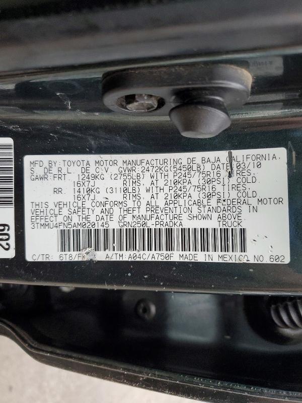 2010 Toyota Tacoma V6