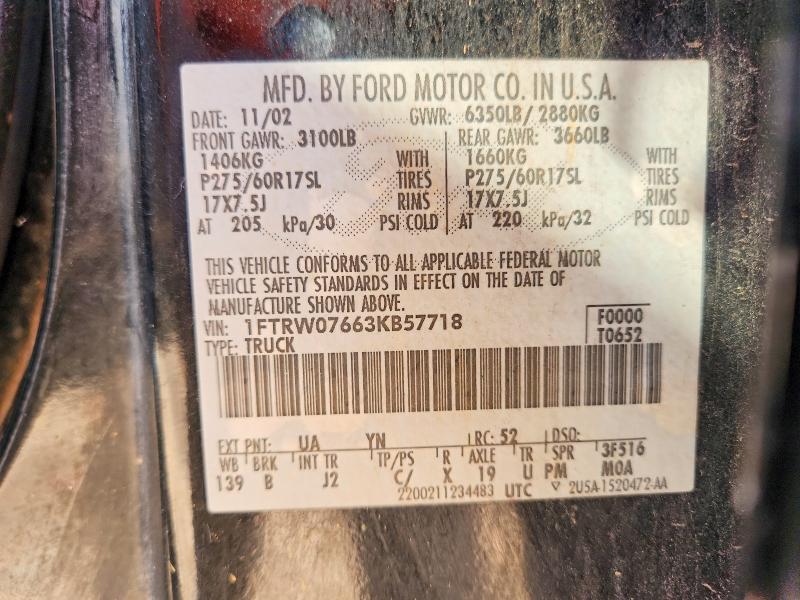 2003 Ford F150 Supercrew