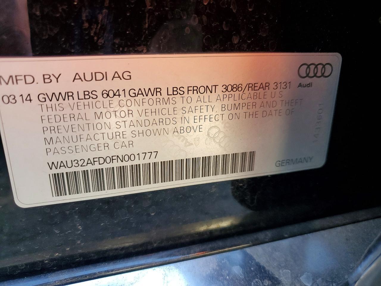 2015 Audi A8 l Quattro