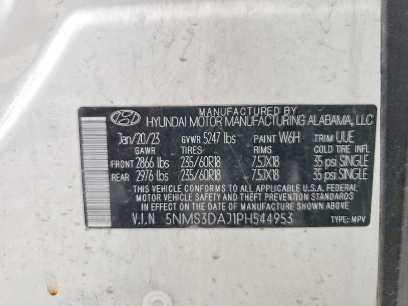 2023 Hyundai Santa fe sel