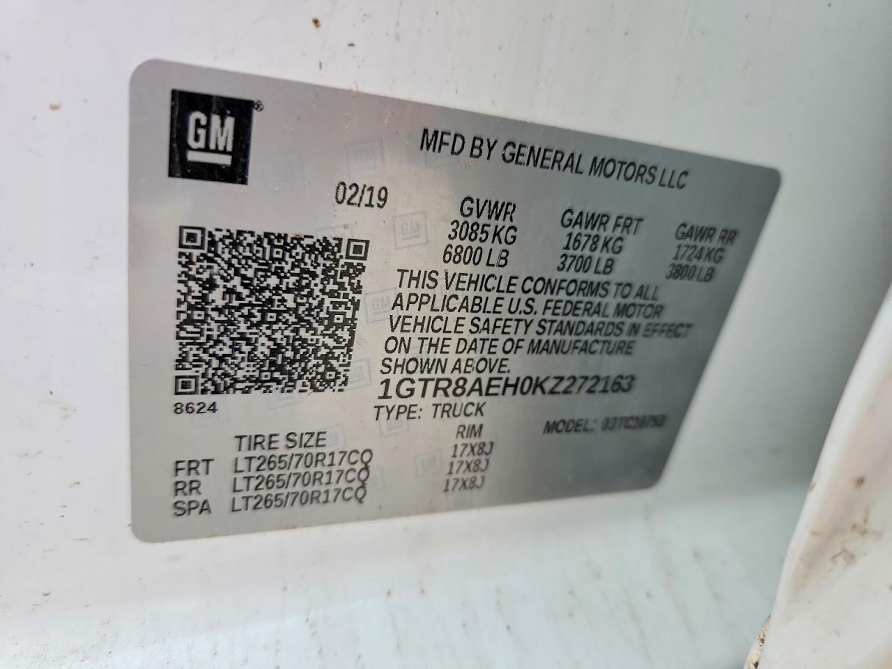 2019 GMC Sierra C1500