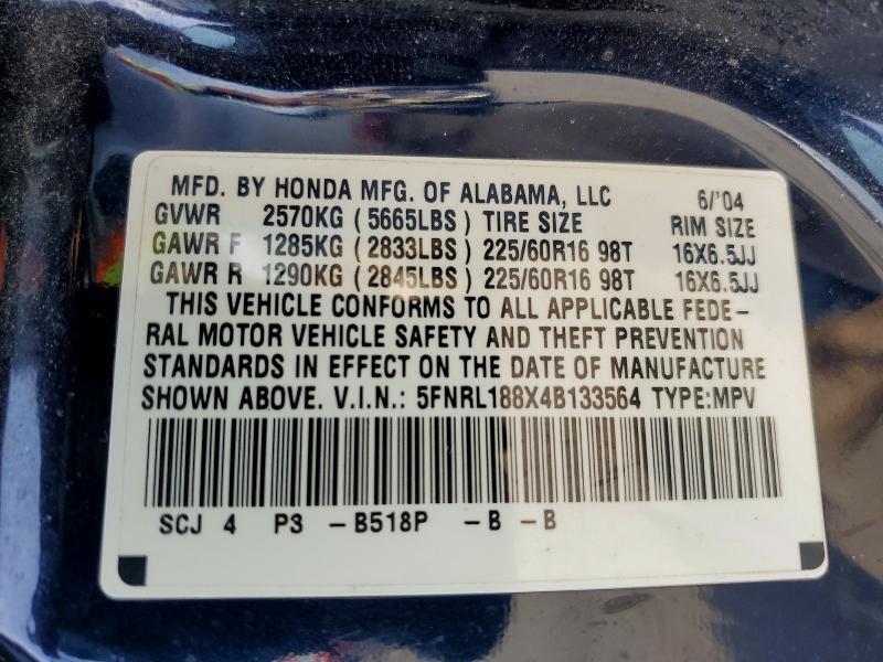 2004 Honda Odyssey ex