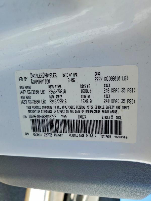 2006 Dodge Dakota Quad SLT