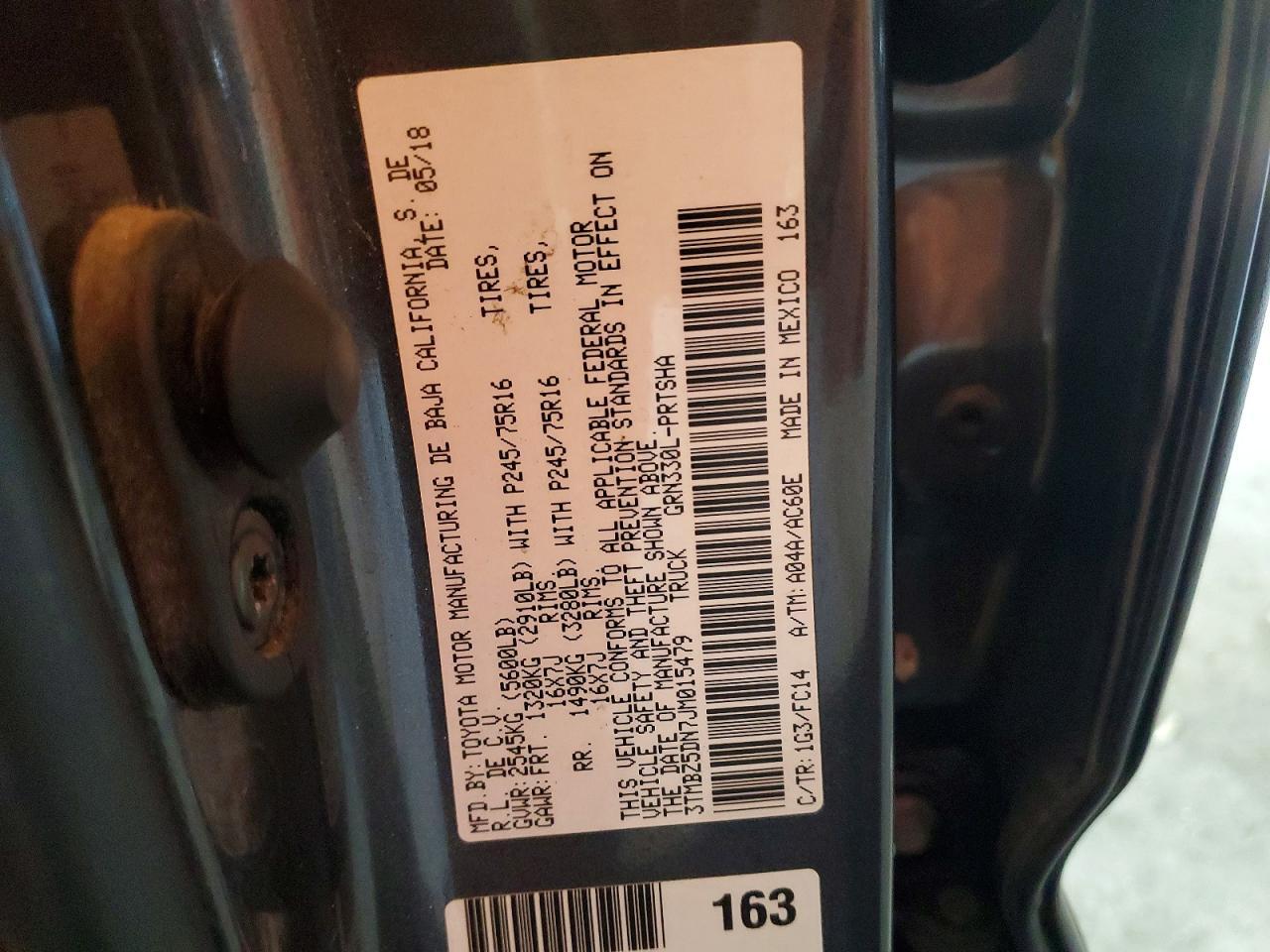 2018 Toyota Tacoma SR5 V6