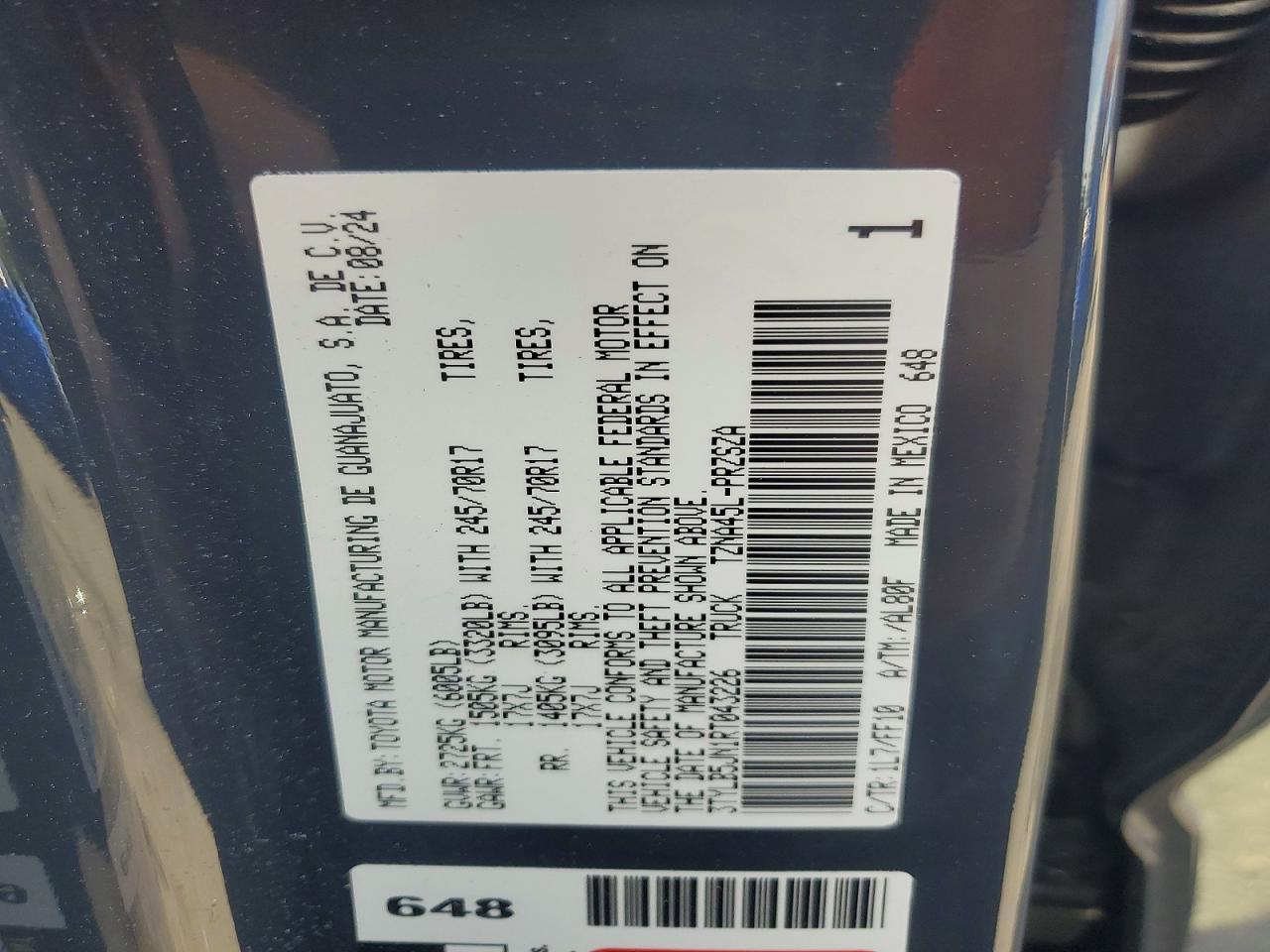 2024 Toyota Tacoma SR5