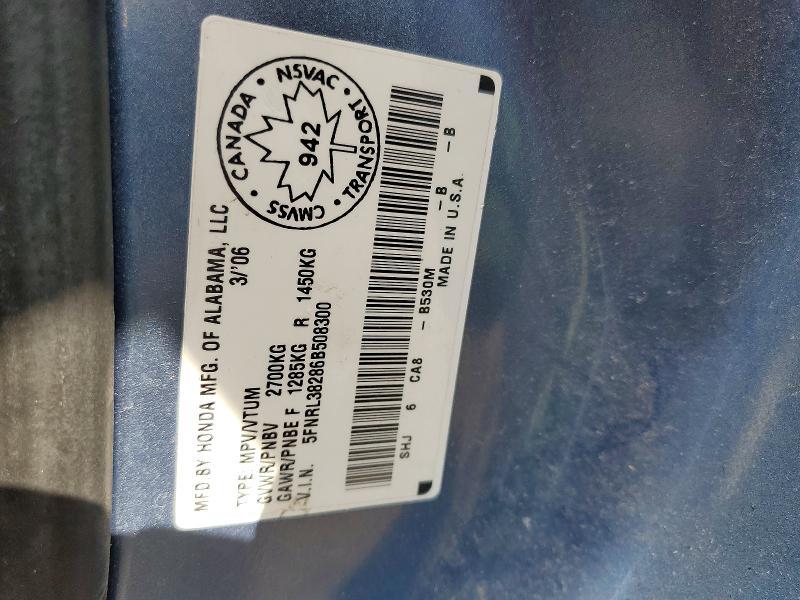 2006 Honda Odyssey lx