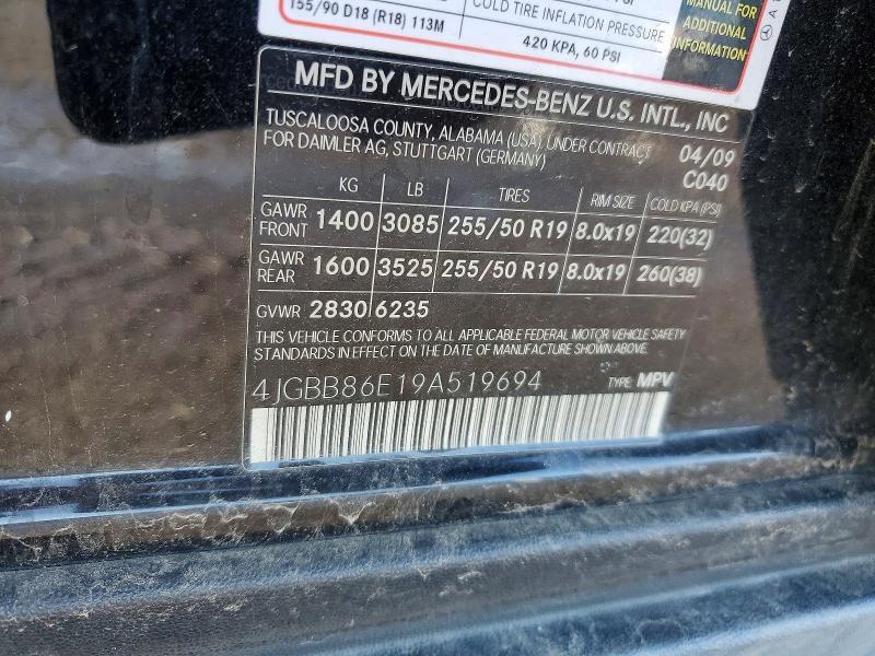 2009 Mercedes-Benz Ml 350