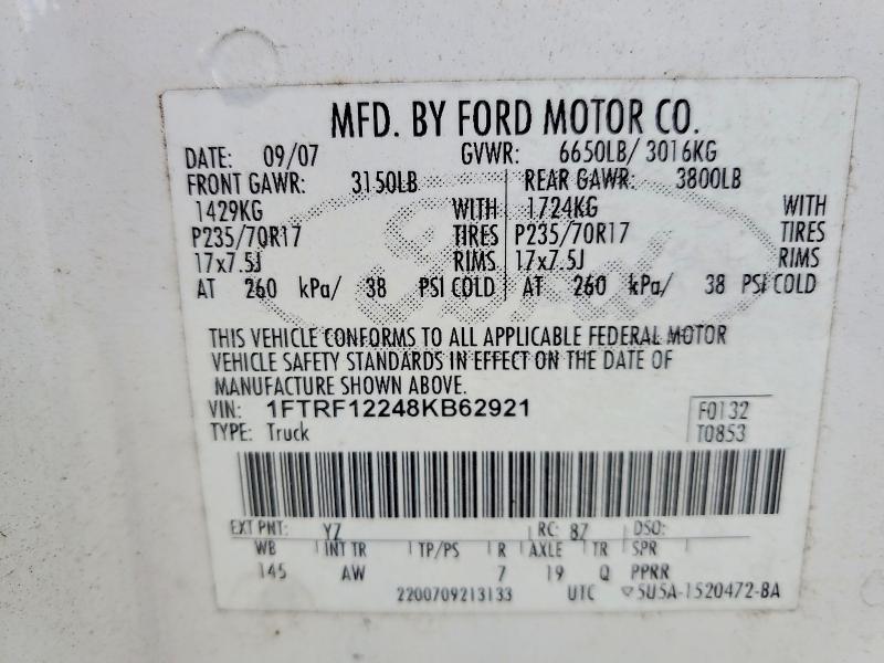 2008 Ford F150