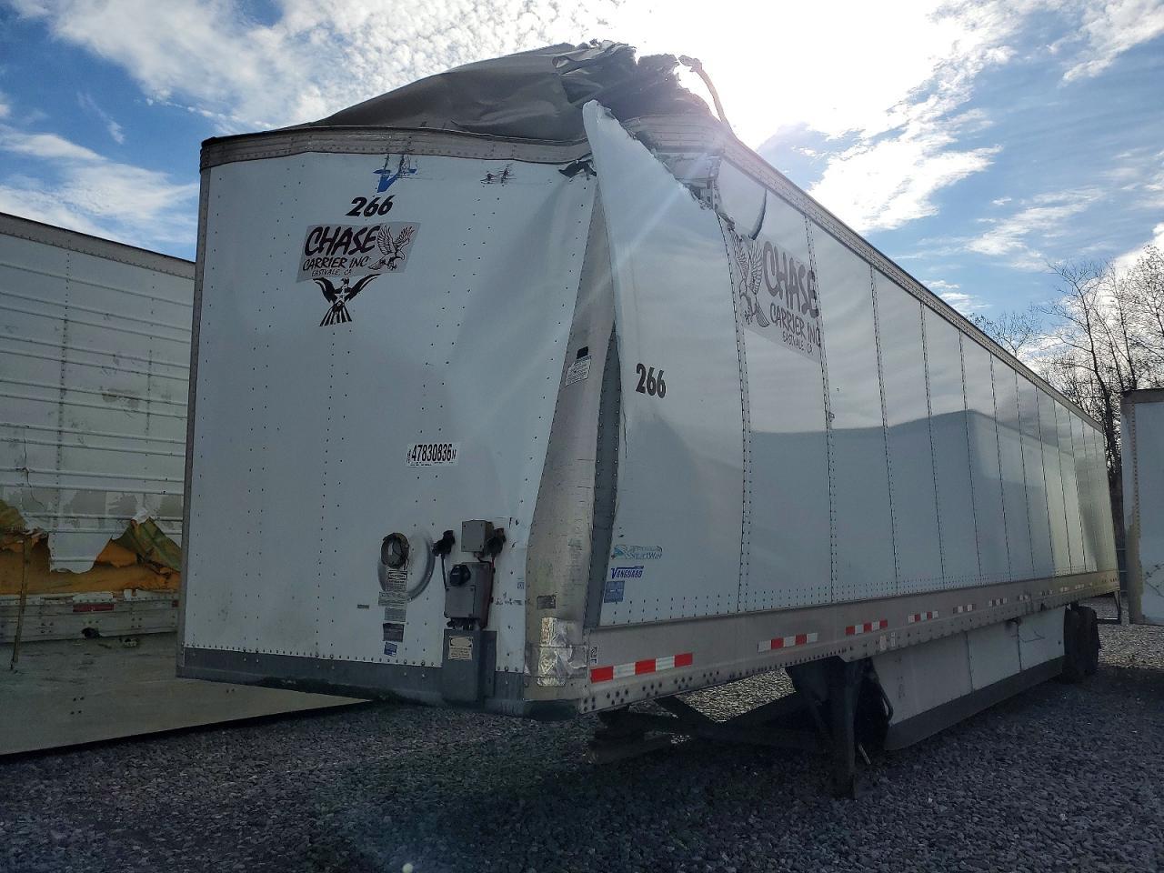 2017 Vanguard VXP 53 DRY Van Trailer