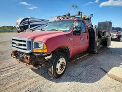 Salvage trucks for sale at Houston, TX auction: 2001 Ford F550 Super Duty Utility / Service Truck