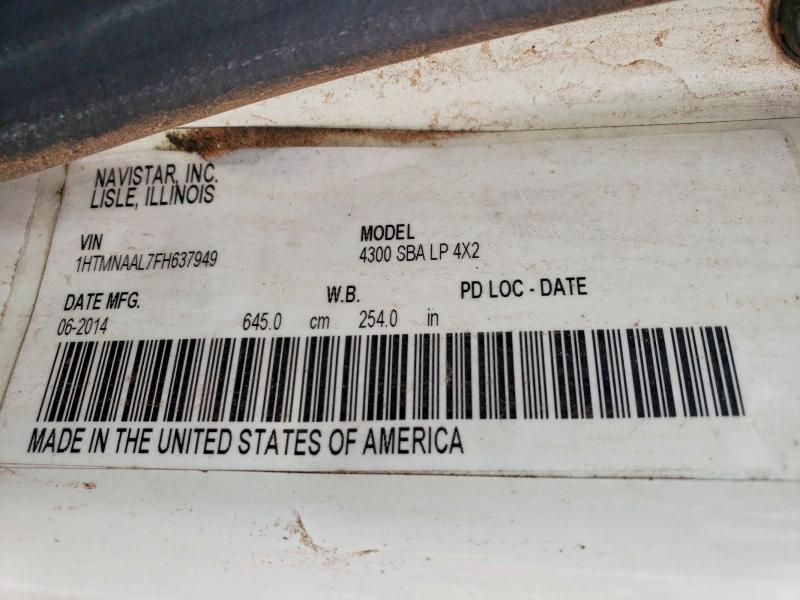 2015 International 4300 BOX Truck