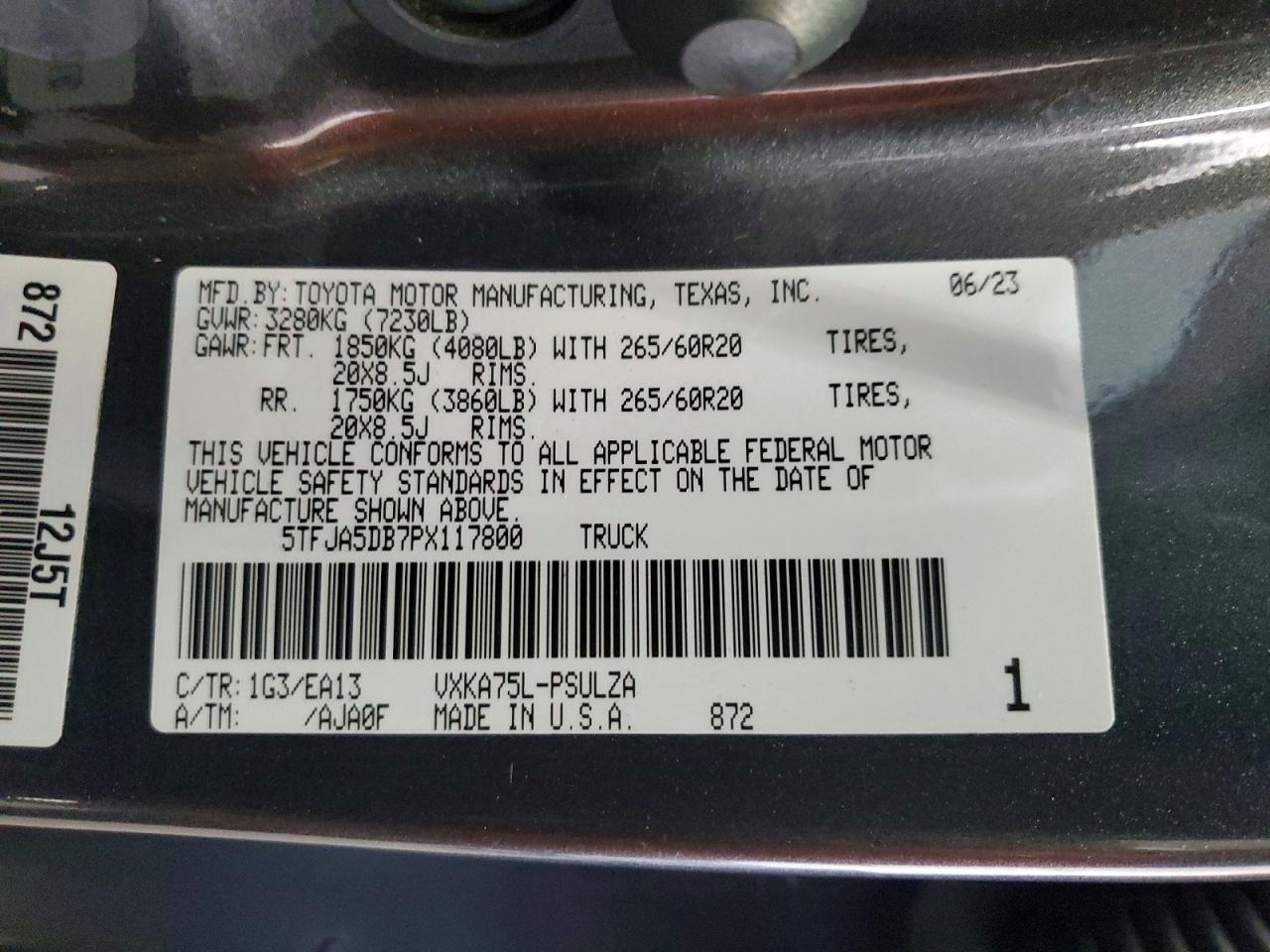 2023 Toyota Tundra Limited