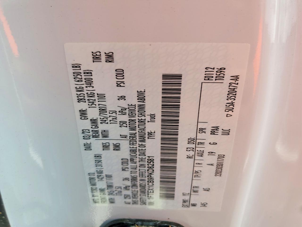 2023 Ford F150 Super Cab