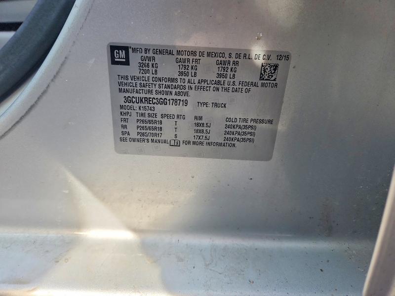 2016 Chevrolet Silverado K1500 LT