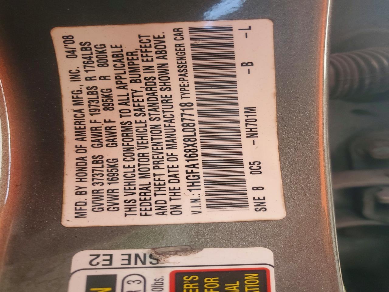 2008 Honda Civic ex