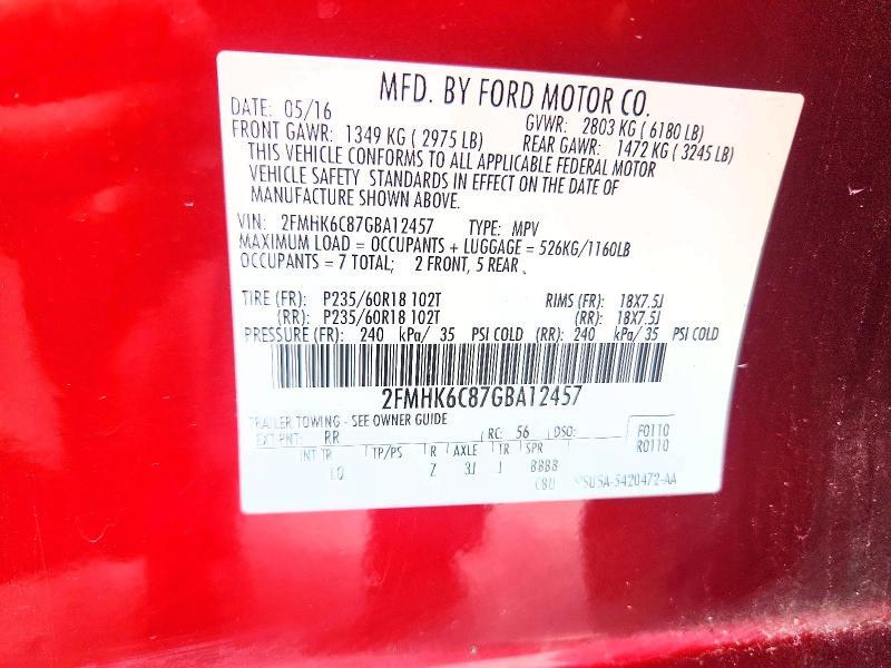 2016 Ford Flex sel
