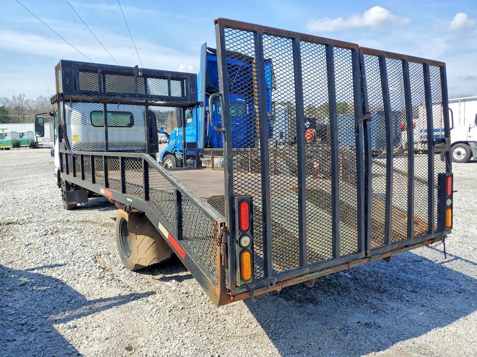 2013 Isuzu NPR Crew Cab Flatbed Truck