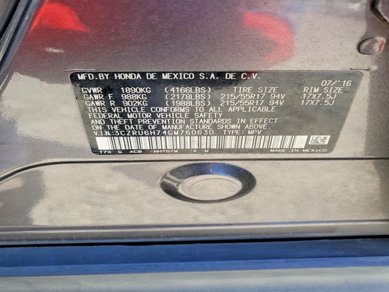 2016 Honda Hr-v exl