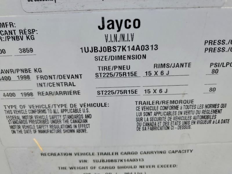 2019 Jayco White Hawk Camper