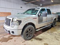 Salvage trucks for sale at Portland, MI auction: 2012 Ford F150 Supercrew