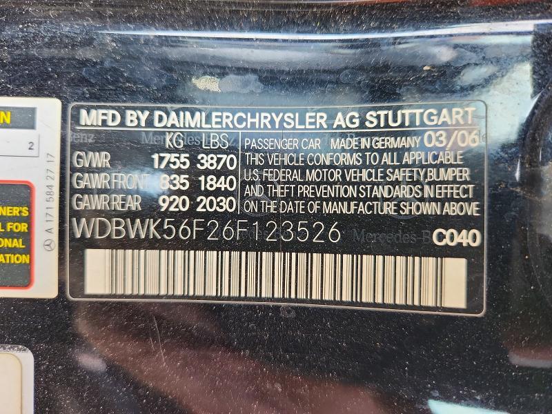 2006 Mercedes-Benz Slk 350