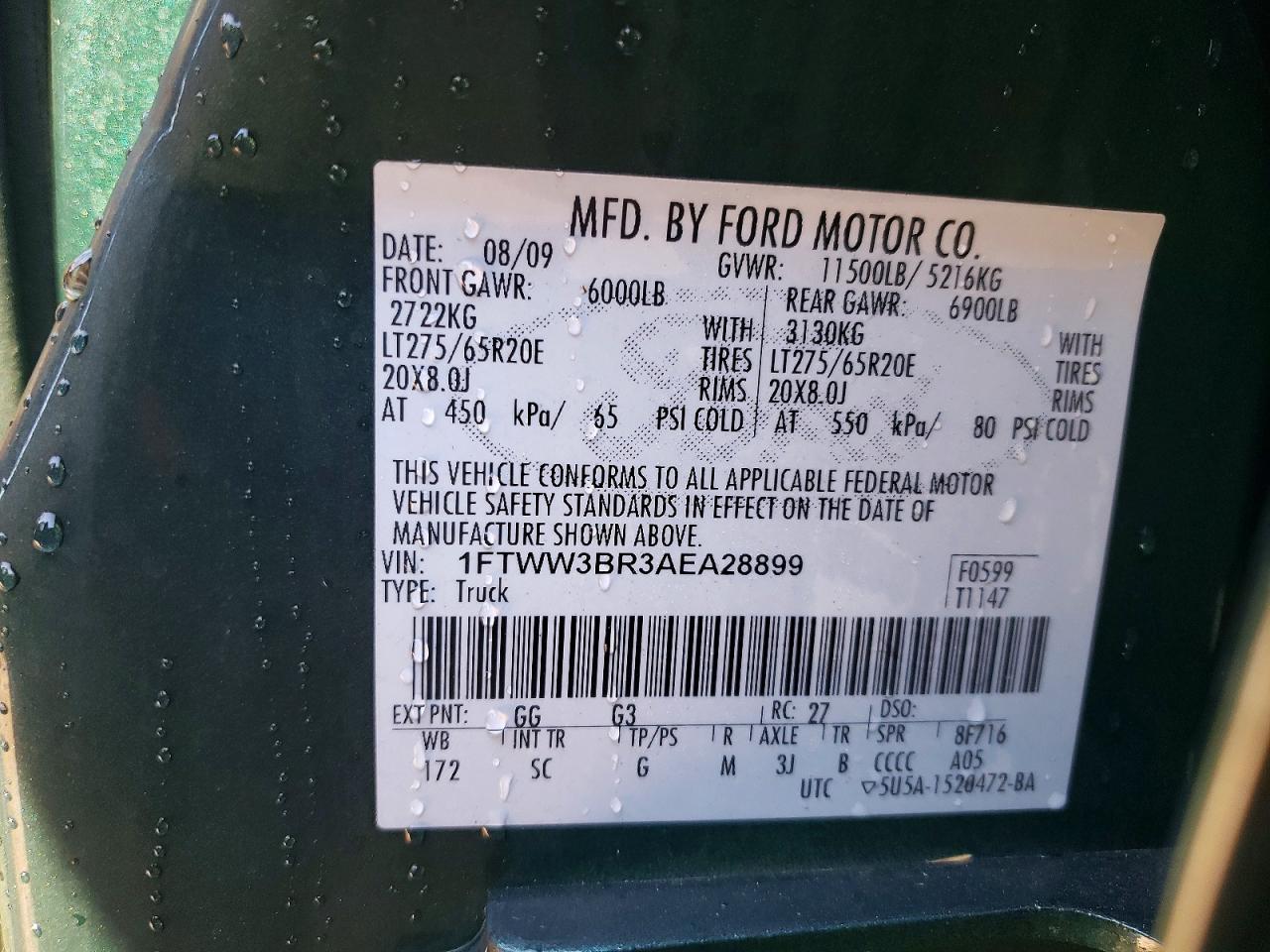 2010 Ford F350 Super Duty