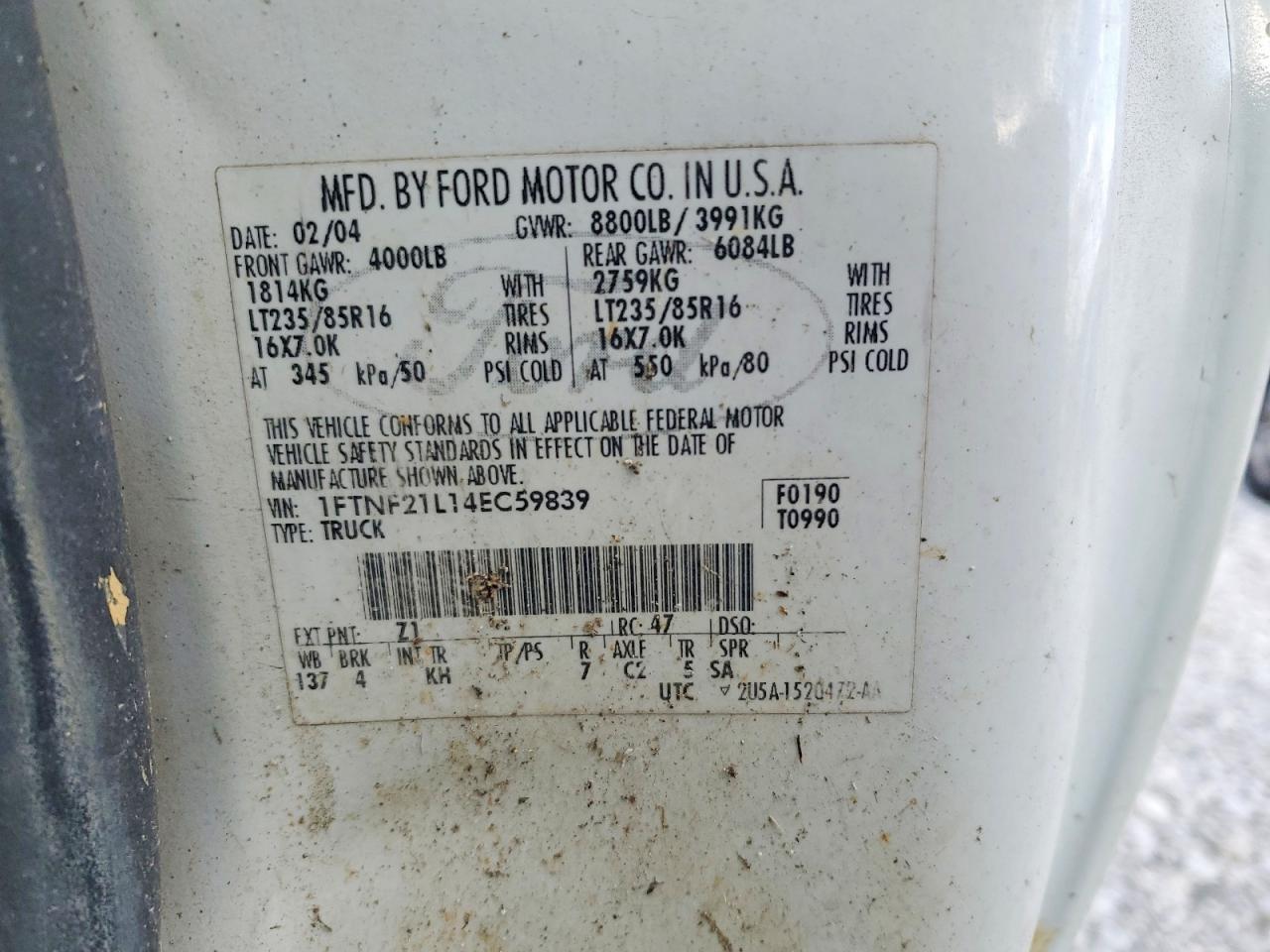 2004 Ford F250 Super Duty