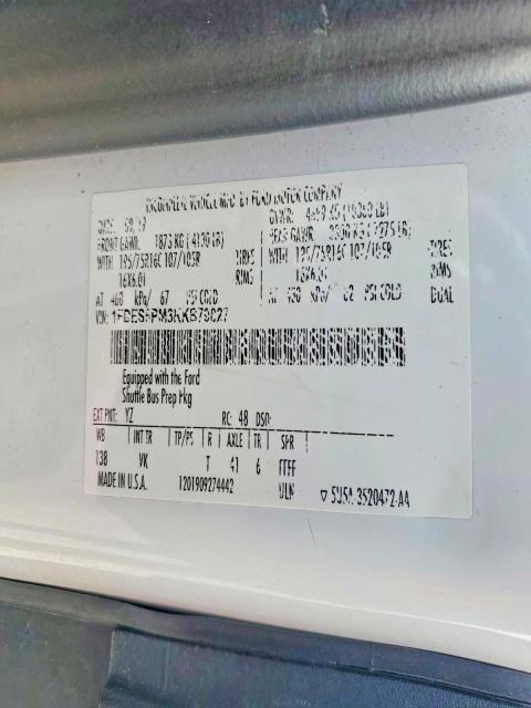 2019 Ford Transit Shuttle Bus