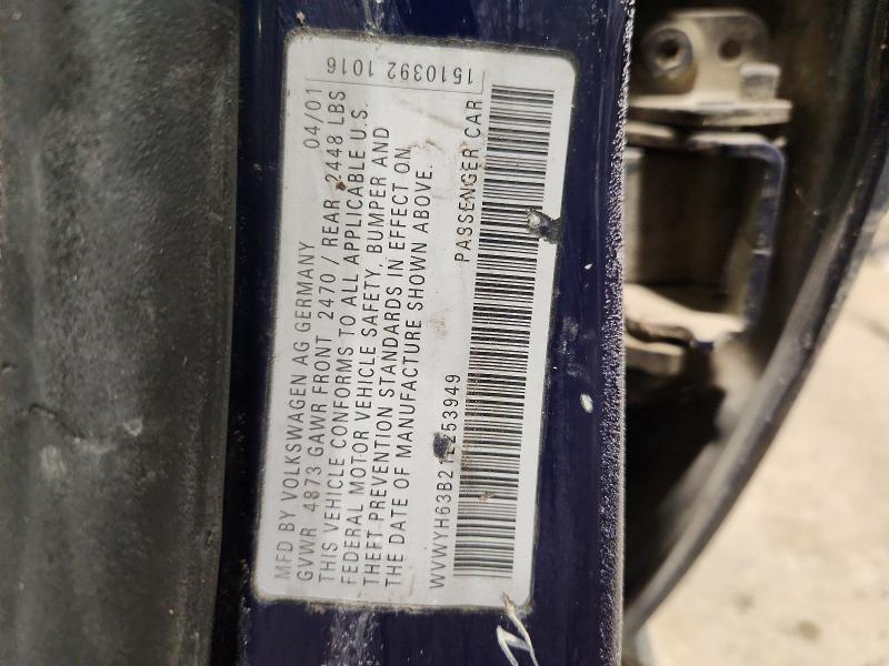 2001 Volkswagen Passat glx 4motion